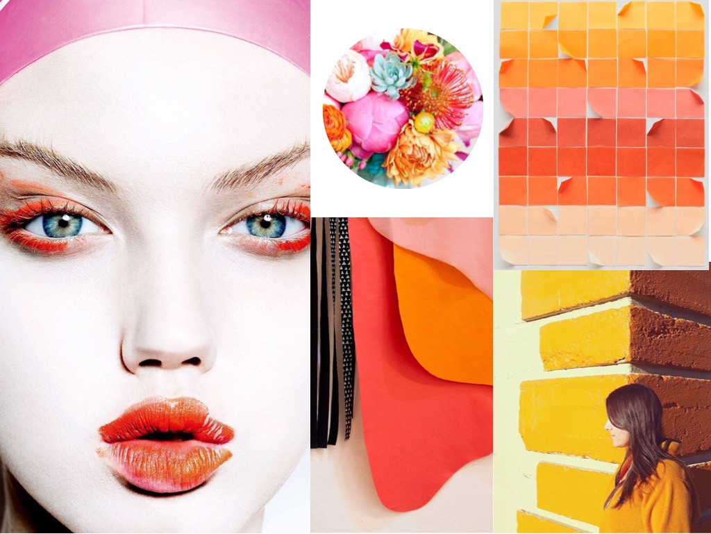 Mood Board: Be Bold, A Color Story | Abstract Art Print